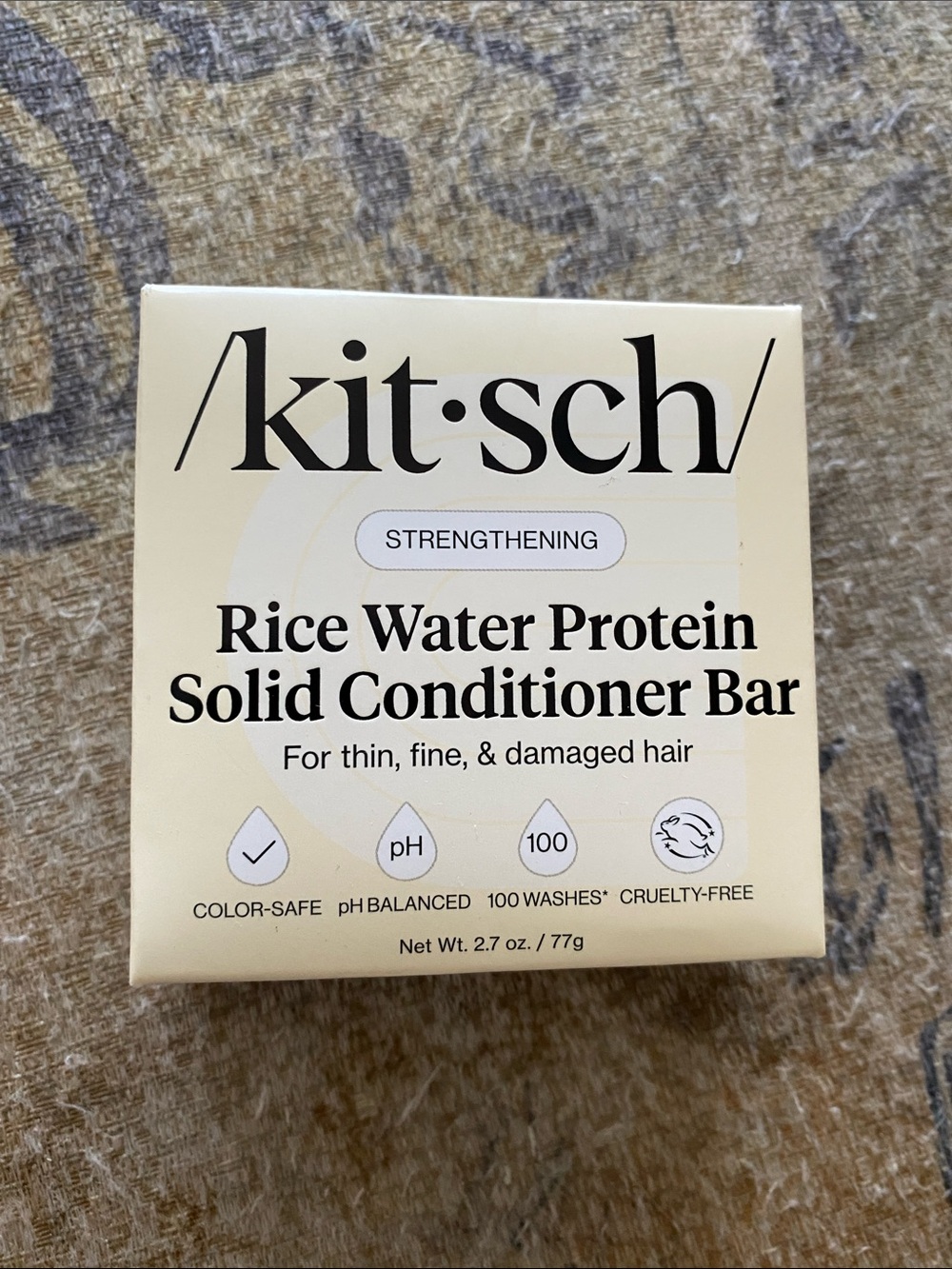 kitsch Rice Water Protein Solid Conditioner Bar — NWT